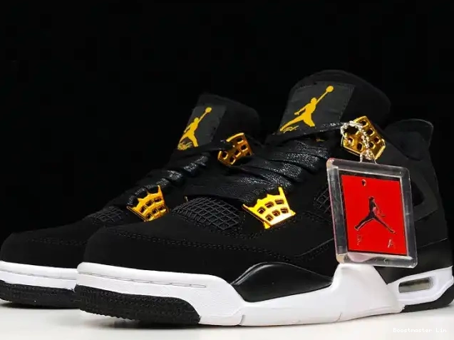 Bmlin shoes Metallic Black Jordan Gold-White 308497-032 4 Royalty Air 0515